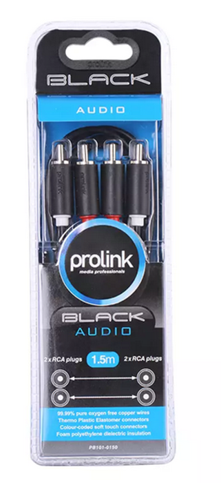 PB101-0500 PROLINK 2xRCA - 2xRCA - 5,00m